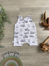 Load image into Gallery viewer, Transport - Rolled shortie romper
