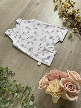 Load image into Gallery viewer, Spring blooms - Rolled shortie romper
